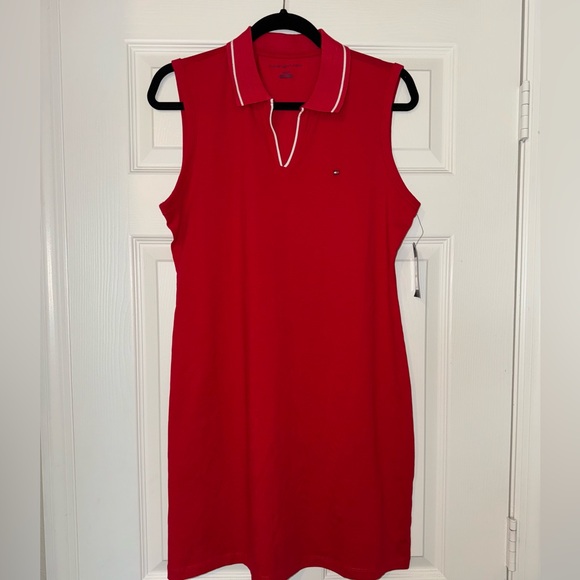 Tommy Hilfiger Women’s Red Sleeveless Dress - Picture 2 of 10